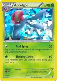 Accelgor - 12/101 (Cracked Ice Holo) [Deck Exclusives]