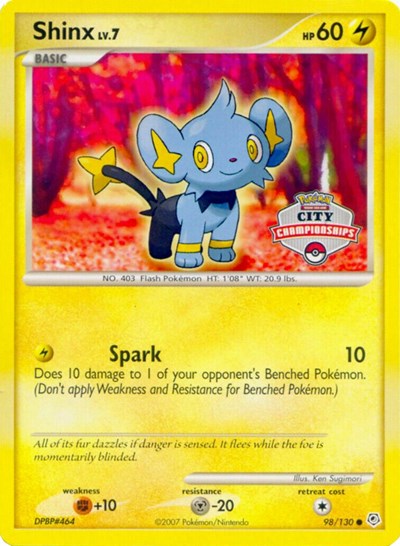 Shinx - 98/130 (City Championships Promo) [Nintendo Promos]