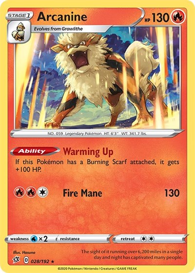 Arcanine [SWSH02: Rebel Clash]