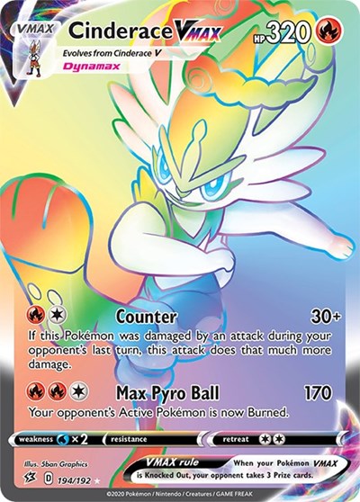 Cinderace VMAX (Secret) [SWSH02: Rebel Clash]