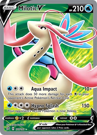 Milotic V (Full Art) [SWSH02: Rebel Clash]
