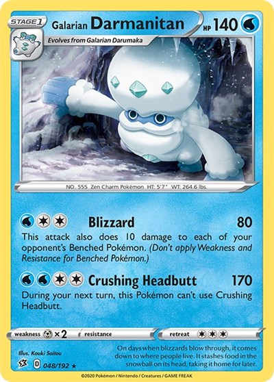 Galarian Darmanitan [SWSH02: Rebel Clash]