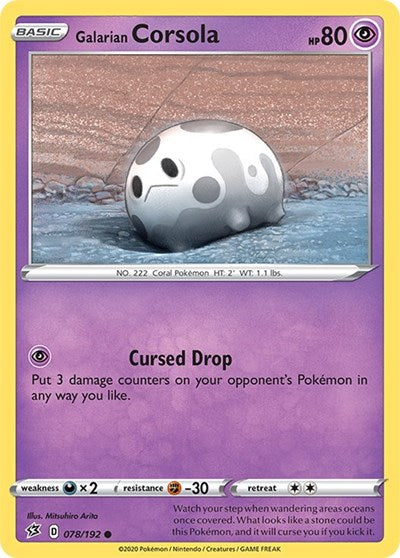 Galarian Corsola [SWSH02: Rebel Clash]