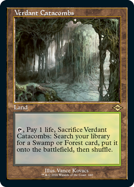 Verdant Catacombs (Retro Etched Foil) [Modern Horizons 2]