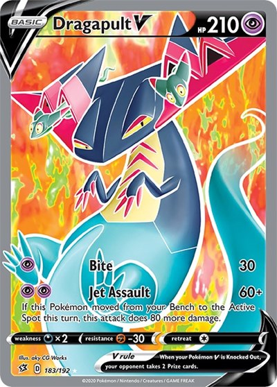 Dragapult V (Full Art) [SWSH02: Rebel Clash]