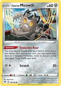 Galarian Meowth [SWSH02: Rebel Clash]
