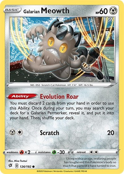 Galarian Meowth [SWSH02: Rebel Clash]