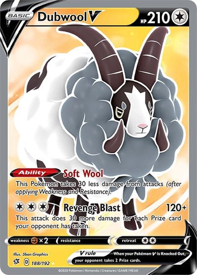 Dubwool V (Full Art) [SWSH02: Rebel Clash]
