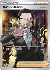 Boss's Orders (Full Art) [SWSH02: Rebel Clash]