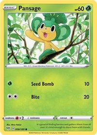 Pansage [SWSH03: Darkness Ablaze]