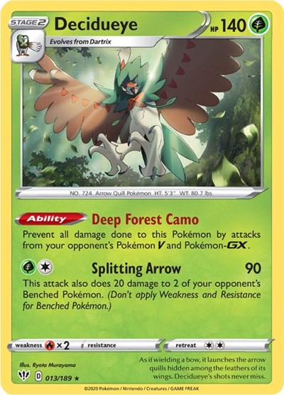 Decidueye [SWSH03: Darkness Ablaze]