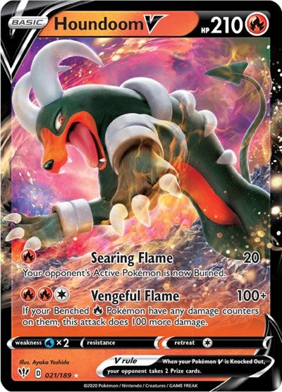 Houndoom V [SWSH03: Darkness Ablaze]