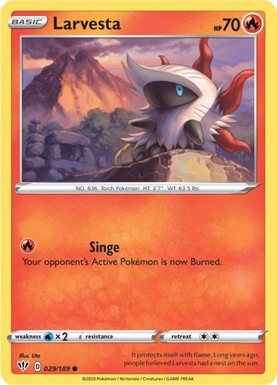 Larvesta [SWSH03: Darkness Ablaze]