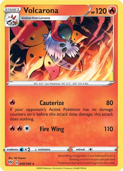 Volcarona [SWSH03: Darkness Ablaze]