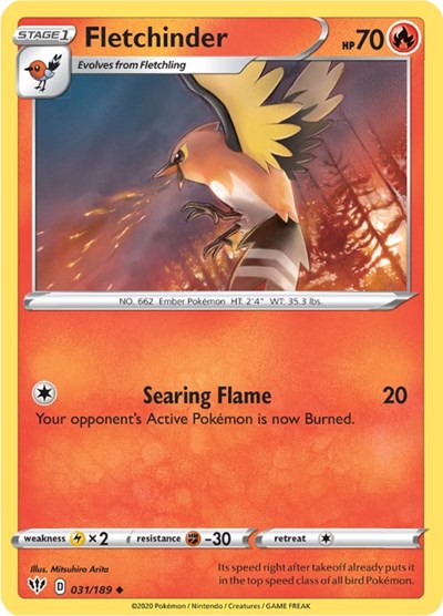 Fletchinder [SWSH03: Darkness Ablaze]