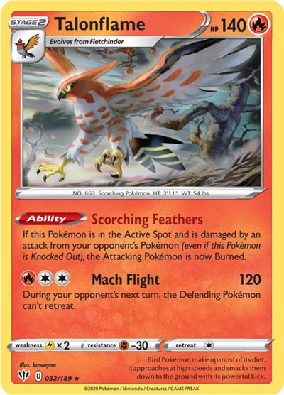 Talonflame [SWSH03: Darkness Ablaze]