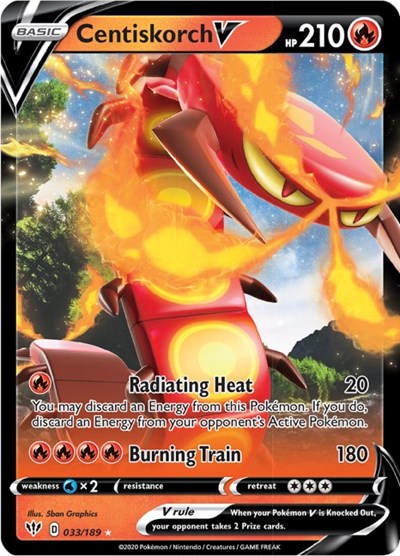 Centiskorch V [SWSH03: Darkness Ablaze]