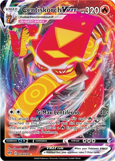 Centiskorch VMAX [SWSH03: Darkness Ablaze]