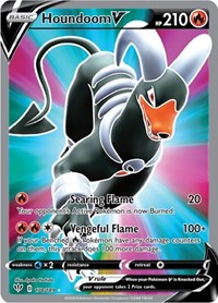 Houndoom V (Full Art) [SWSH03: Darkness Ablaze]