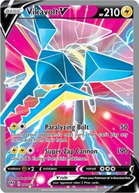 Vikavolt V (Full Art) [SWSH03: Darkness Ablaze]