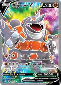 Rhyperior V (Full Art) [SWSH03: Darkness Ablaze]