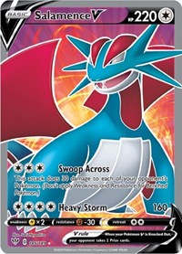 Salamence V (Full Art) [SWSH03: Darkness Ablaze]