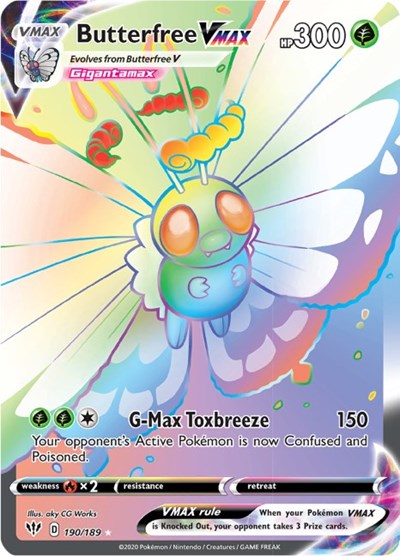 Butterfree VMAX (Secret) [SWSH03: Darkness Ablaze]