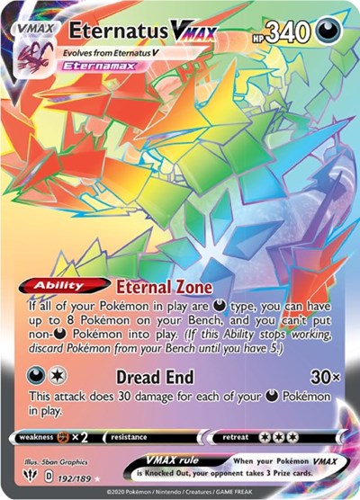 Eternatus VMAX (Secret) [SWSH03: Darkness Ablaze]