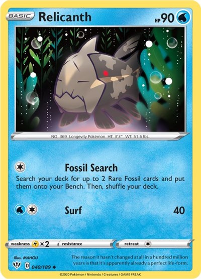 Relicanth [SWSH03: Darkness Ablaze]
