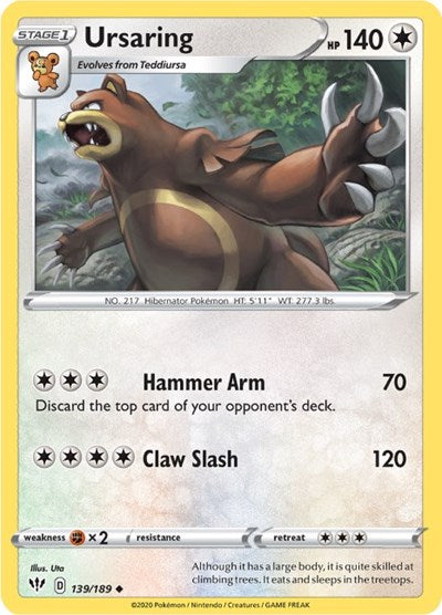 Ursaring [SWSH03: Darkness Ablaze]
