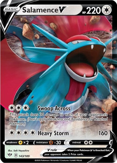 Salamence V [SWSH03: Darkness Ablaze]