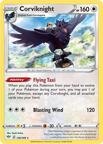 Corviknight [SWSH03: Darkness Ablaze]