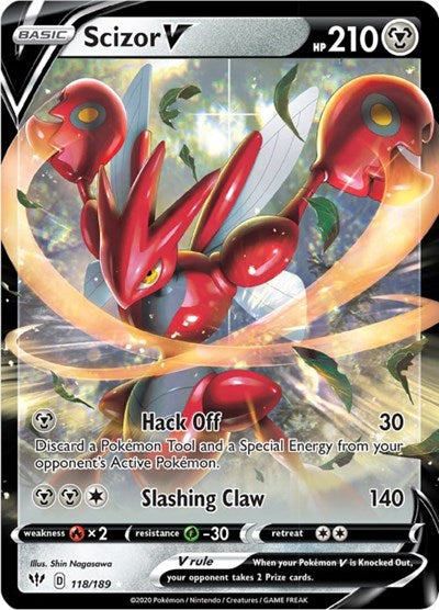 Scizor V [SWSH03: Darkness Ablaze]