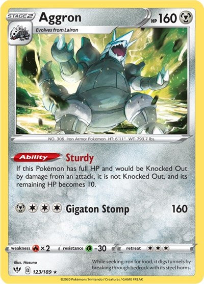Aggron [SWSH03: Darkness Ablaze]