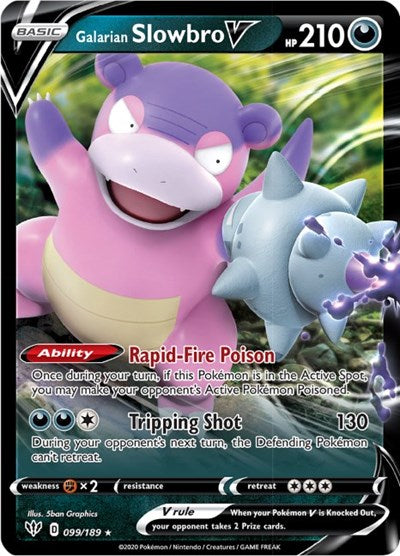 Galarian Slowbro V [SWSH03: Darkness Ablaze]
