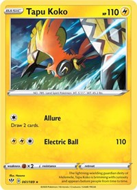 Tapu Koko [SWSH03: Darkness Ablaze]