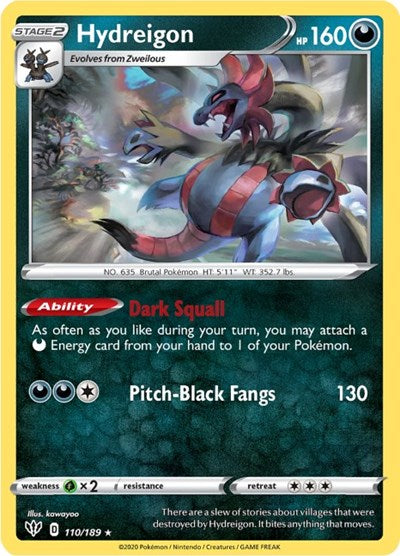 Hydreigon [SWSH03: Darkness Ablaze]