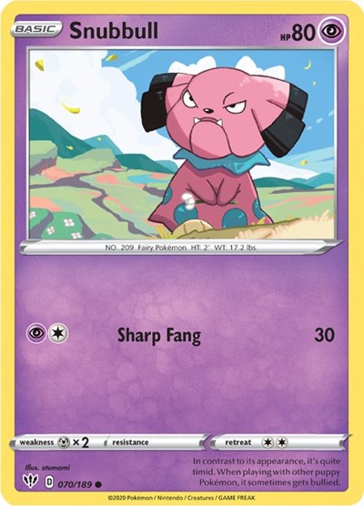 Snubbull [SWSH03: Darkness Ablaze]