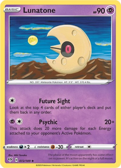 Lunatone [SWSH03: Darkness Ablaze]