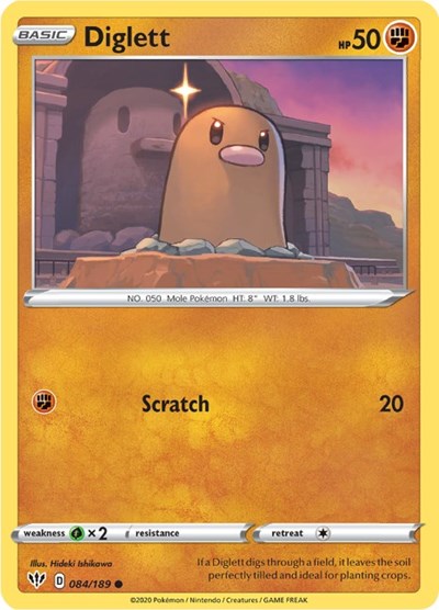 Diglett [SWSH03: Darkness Ablaze]