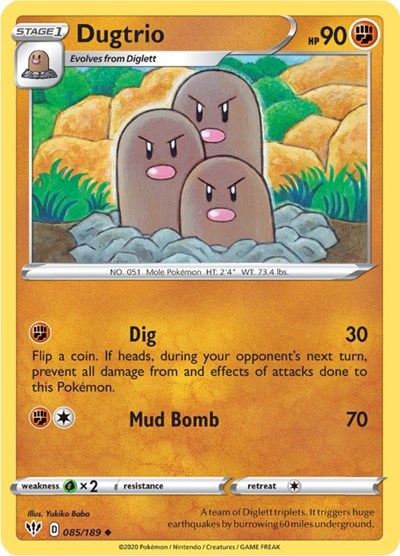 Dugtrio [SWSH03: Darkness Ablaze]