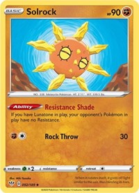 Solrock [SWSH03: Darkness Ablaze]