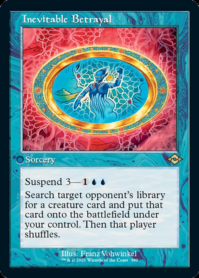 Inevitable Betrayal (Retro Etched Foil) [Modern Horizons 2]