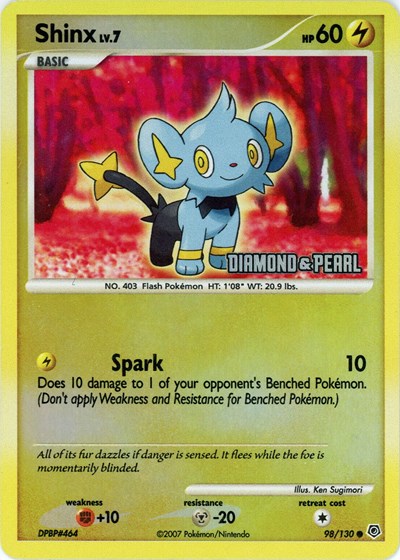Shinx (Diamond &amp; Pearl) [Burger King Promos]
