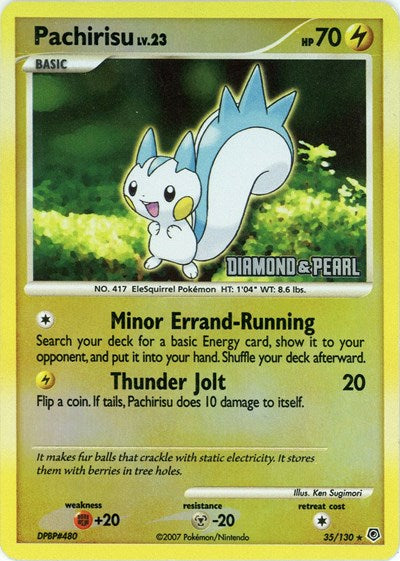 Pachirisu (Diamond &amp; Pearl) [Burger King Promos]