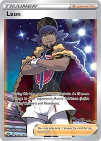 Leon (Full Art) [SWSH04: Vivid Voltage]