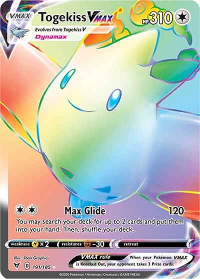 Togekiss VMAX (Secret) [SWSH04: Vivid Voltage]