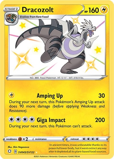 Dracozolt [Shining Fates: Shiny Vault]