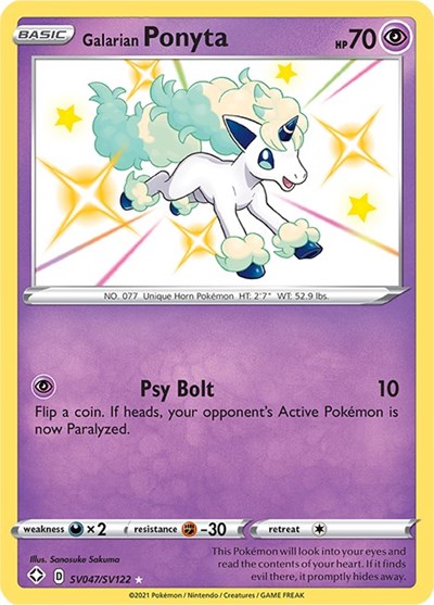Galarian Ponyta [Shining Fates: Shiny Vault]