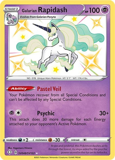 Galarian Rapidash [Shining Fates: Shiny Vault]